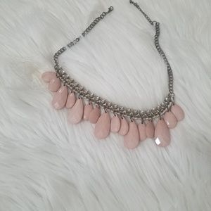 Coral pink necklace